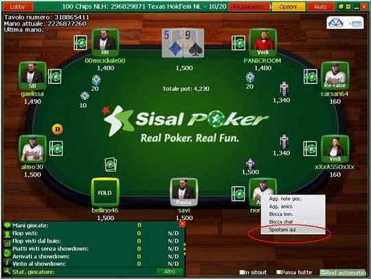 Sisal Poker Online