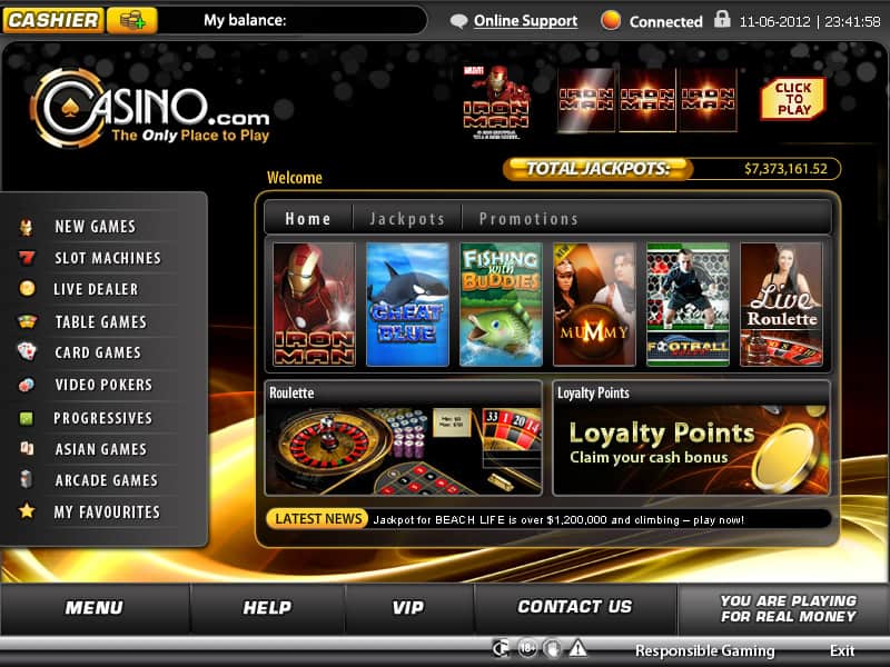 Casino.com opera con licenza AAMS