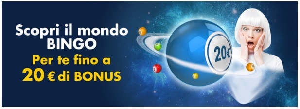 Welcome Bonus Lottomatica Bingo Online