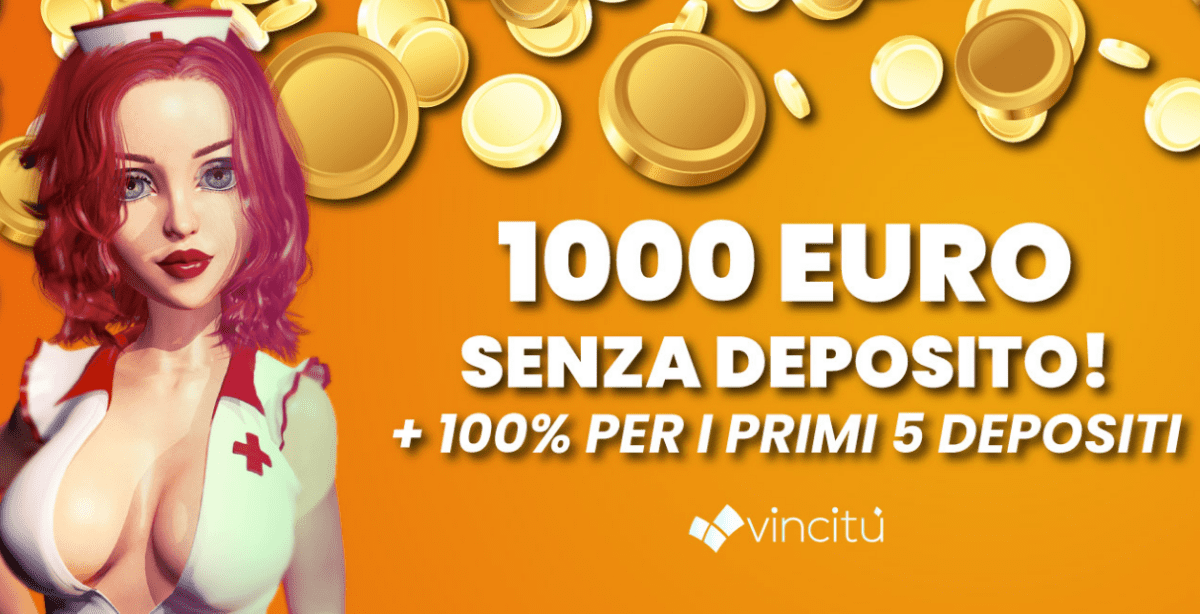 Bonus Senza Deposito Vincitu 1000€ 2022
