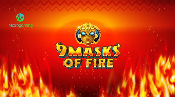 9 Masks on Fire Slot Microgaming