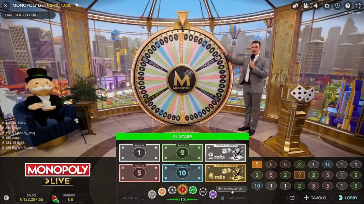 Monopoly Live Regolamento Monopoly Live Regolamento