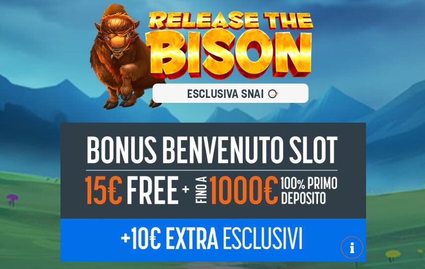 Nuovo Bonus Snai Release the Bison