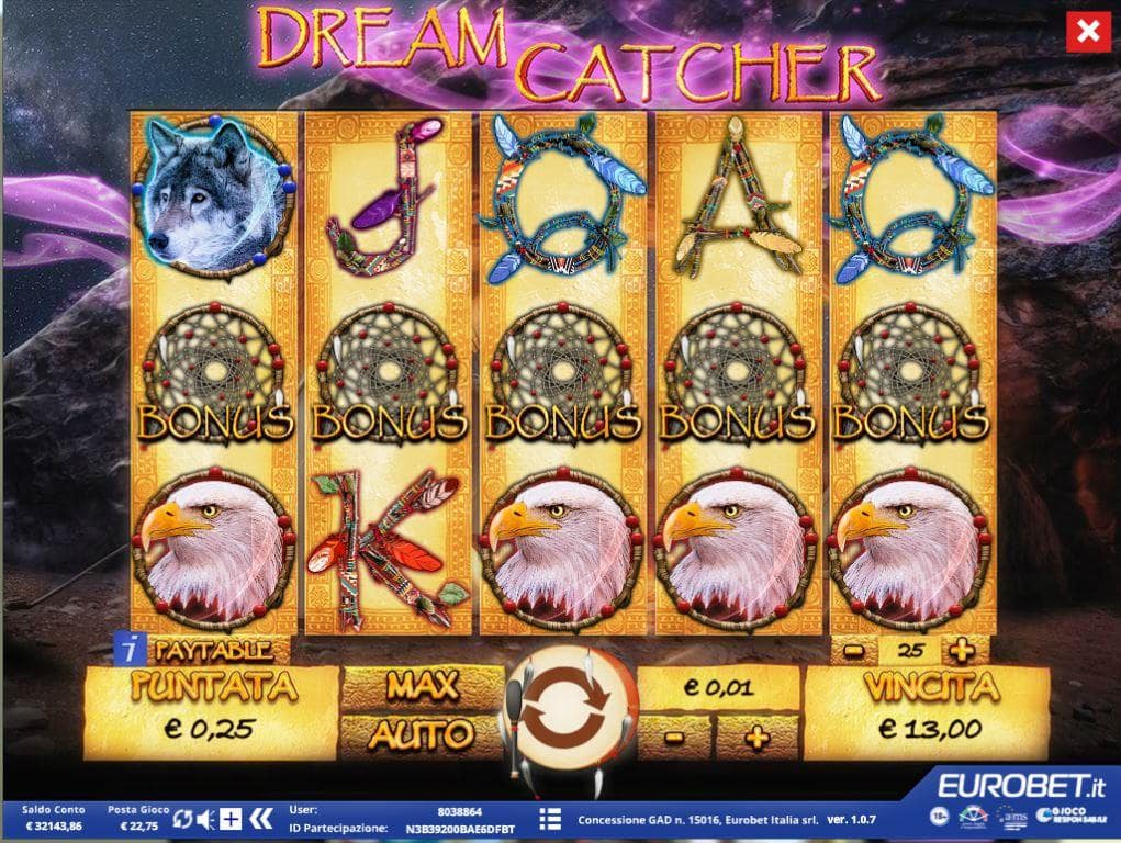 Slot Dream Catcher Eurobet